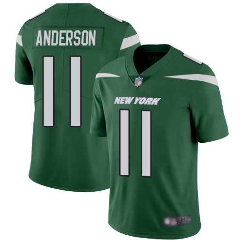 New York Jets Limited Green Youth Robby Anderson Home Jersey NFL Football #11 Vapor Untouchable